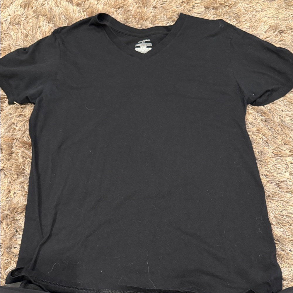 Goodfellow & Co Black V-Neck Men's Tee